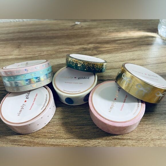 Simply gilded washi tapes 9 all new - Picture 6 of 7